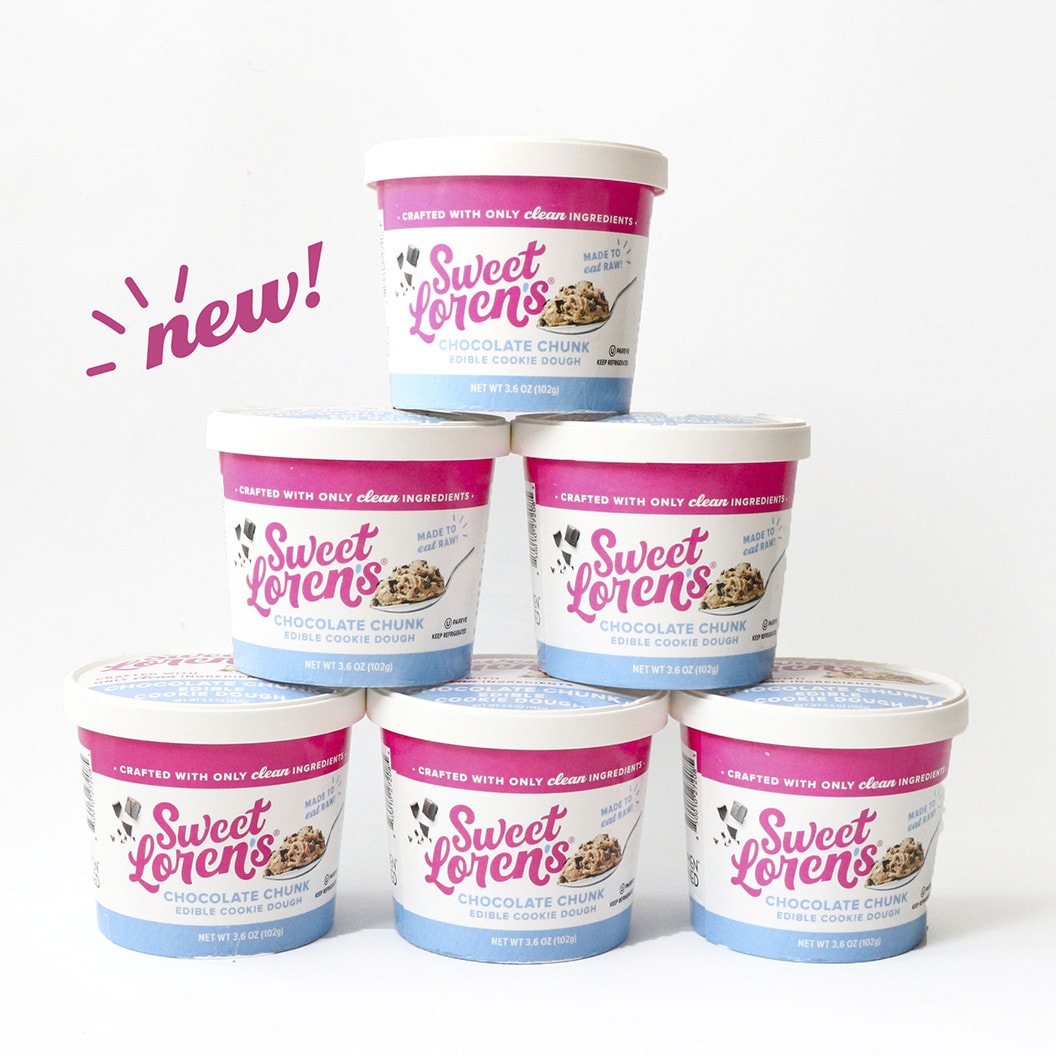 New! Single-Serve Edible Cookie Dough Cups Now Available – Sweet Loren's