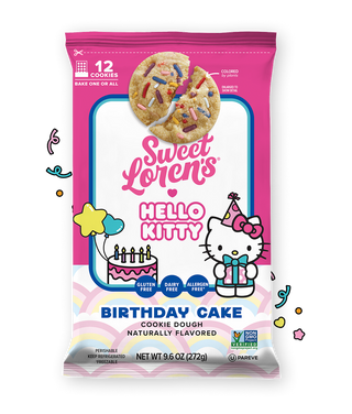 Hello Kitty® Birthday Cake Cookie Dough View 1