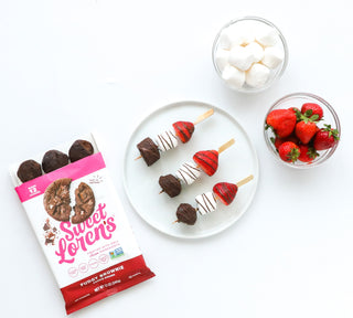 Strawberry Brownie Skewers