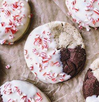 Black & White Peppermint Cookies