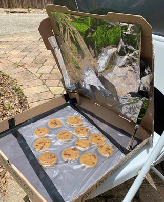 cookies in solar oven