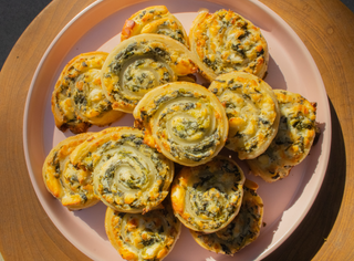 Spinach Feta Pinwheels