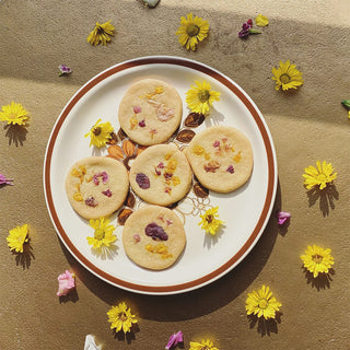 Edible Flower Sugar Cookies