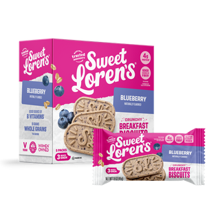 Sweet Loren's Blueberry Breakfast Biscuits box, front view