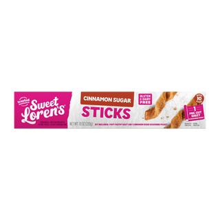 Sweet Loren's Cinnamon Sugar Sticks box, front view