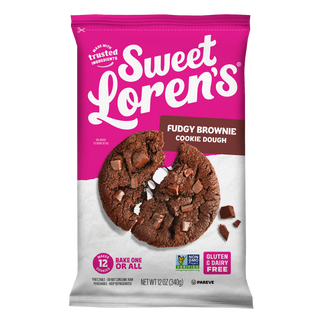 Sweet Loren's Fudgy Brownie Cookie Dough package, front view