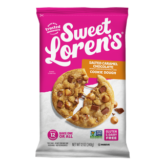 Sweet Loren's Salted Caramel Chocolate Cookie Dough package, front view