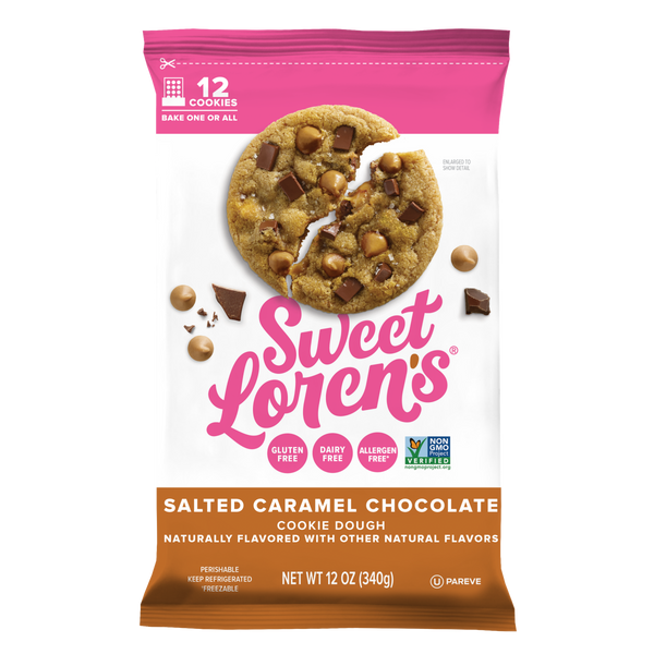 Salted Caramel Chocolate Cookie Dough | Sweet Loren's