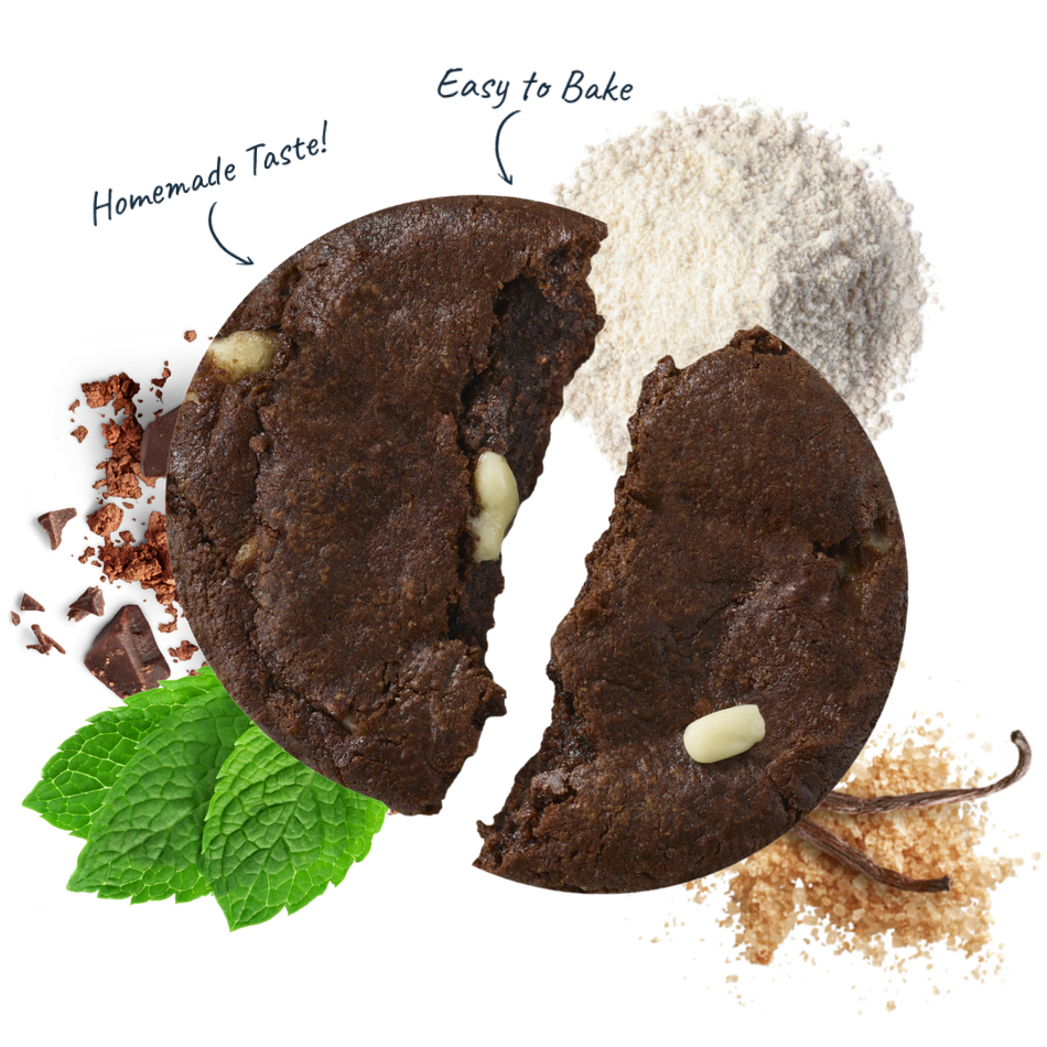 Chocolate Mint PreCut Dough Sweet Loren's