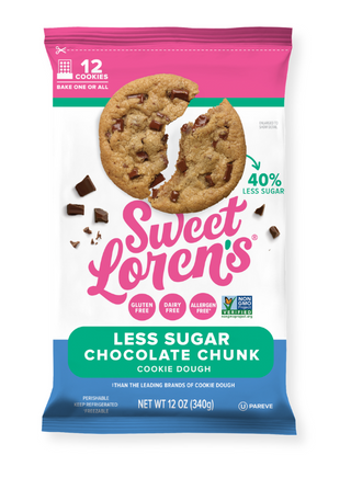Less Sugar Chocolate Chunk Cookie Dough