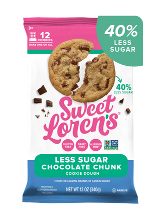 Less Sugar Chocolate Chunk Cookie Dough