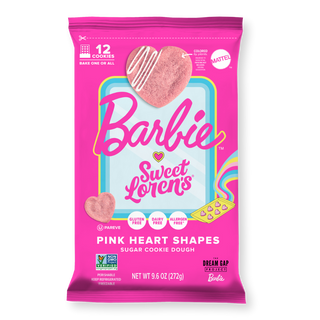 Barbie™ Pink Heart Shapes Sugar Cookie Dough