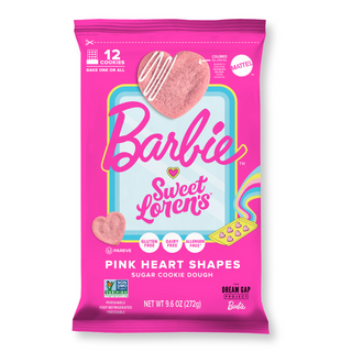 Barbie™ Pink Heart Shapes Sugar Cookie Dough