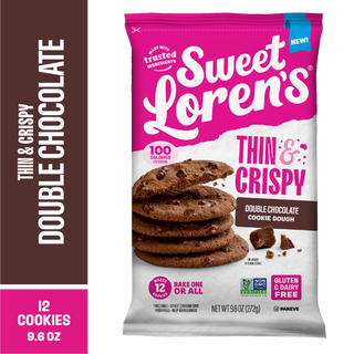 Thin & Crispy Double Chocolate Cookie Dough
