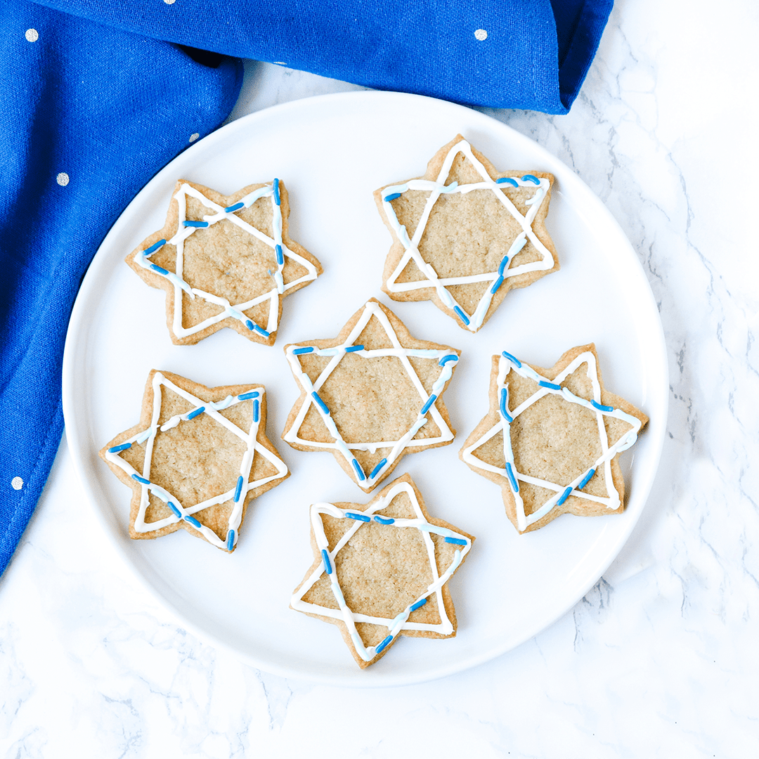 Hanukkah Iced Sugar Cookies Easy Recipes Sweet Loren's